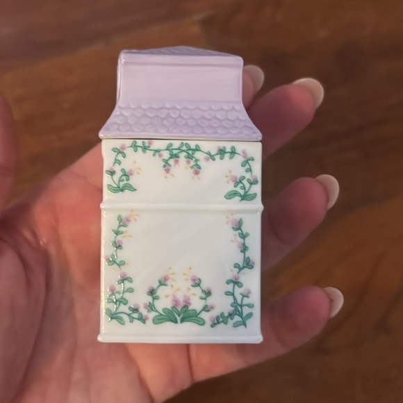 LENOX SPICE VILLAGE Vintage 1989 Marjoram Spice Jar Never Used - Picture 2 of 6